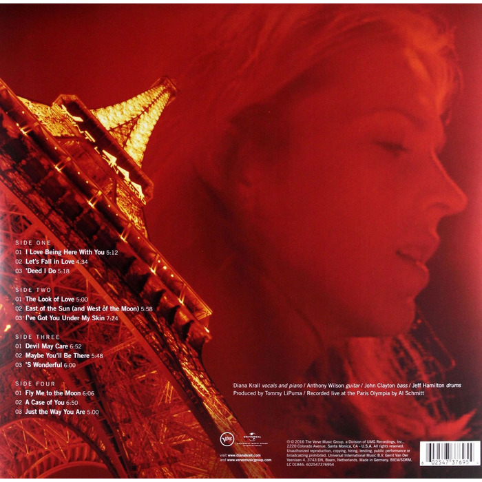 Вінілова платівка Diana Krall — Live In Paris