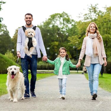 Рюкзак для вигулу собак та котів, регульований, складаний, з блискавкою (M)