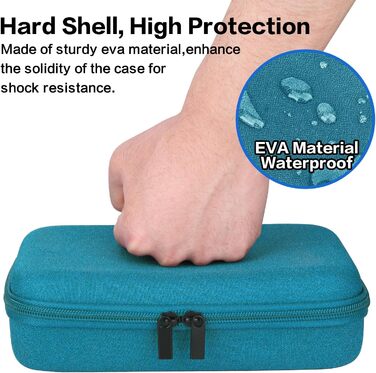 Органайзер для кабелів Teskyer, водонепроникний, жорсткий корпус, велика місткість, портативний, 14 x 22 x 6,5 см