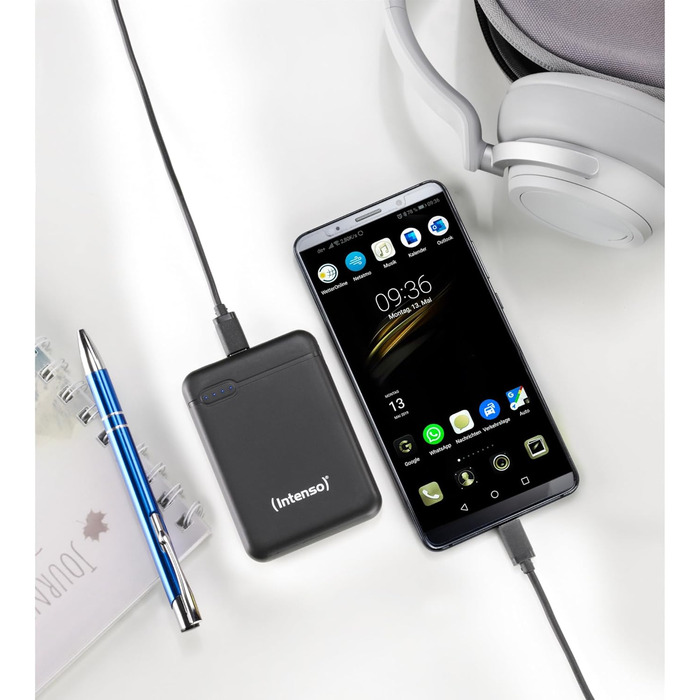 Powerbank Intenso Powerbank XS 5000mAh чорний – зовнішній акумулятор для смартфона, планшета, MP3-плеєра, цифрової камери
