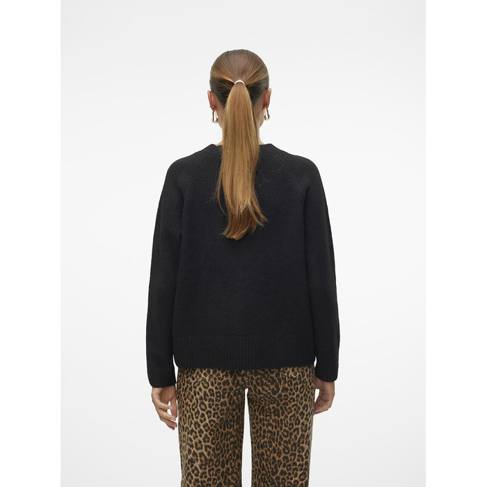 Жіноча в'язана кофта Vero Moda VMBOOM, чорна
