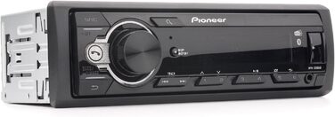 Автомагнітола Pioneer MVH-330DAB 1DIN з RDS, DAB+, USB, AUX, Bluetooth, компактна