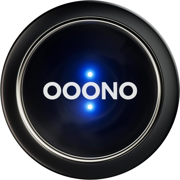 OOONO CO-DRIVER NO1: Попереджає про радари та небезпеки на дорозі в реальному часі, автоматичне увімкнення через Bluetooth зі смартфоном, дані Blitzer.de