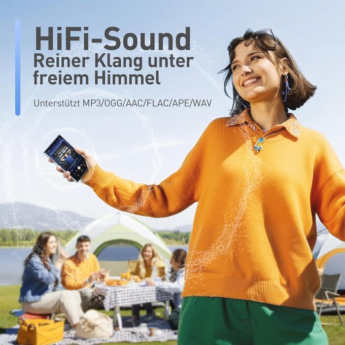 MP3 плеєр AGPTEK з Bluetooth та Wi-Fi, 5