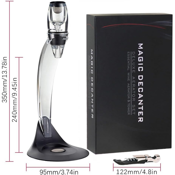 Wine Aerator, Red Wine Decanter Wine Decanter (Aerator Set)