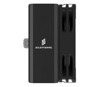 SILENTWARE Bora - Кулер для CPU з двома баштами, 6 теплових трубок, 2x 120мм вентилятори PWM, RGB підсвітка, підтримка TDP до 265W, сумісний з Intel LGA 115X/1200/1700/1851 та AMD AM4/AM5
