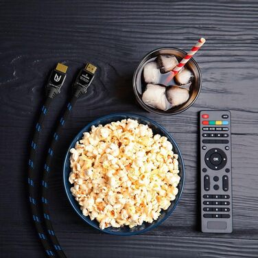 HDMI-кабель 8K Ultra HD 5 метрів, 48 Gbps, 2.1, HDR10+, eARC, DTS:X, HDCP 2.2/2.3, Premium