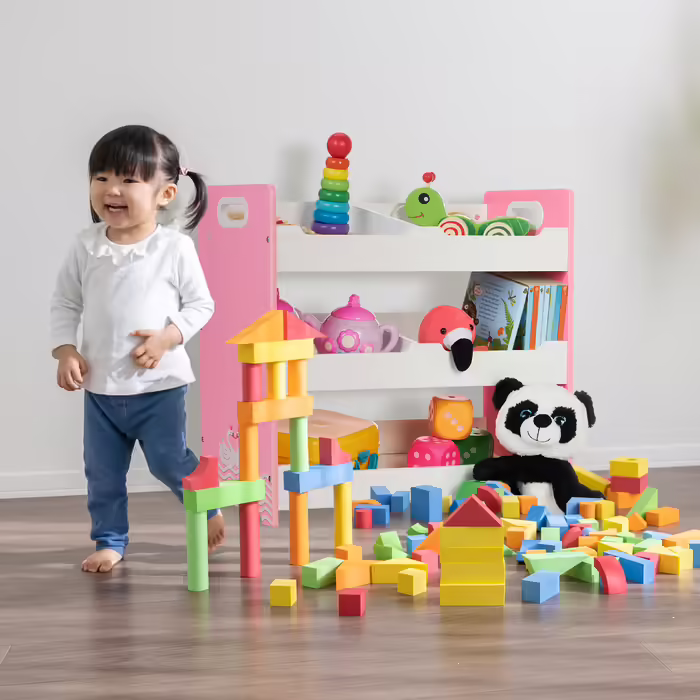 Relaxdays Children's Shelving Unit with 5 Compartments