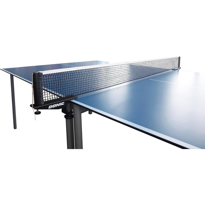 Donic Schildkröt Rallye Table Tennis Net - Durable Competition Set with Adjustable Cotton Net & Stable Clamp (Max. 5.0cm Plate Thickness)