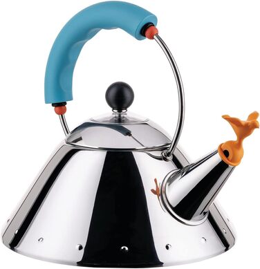 Alessi Water Kettle 1 Lt. Laz, light blue - 9093/1 Laz [1]