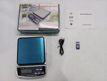 Електронні кухонні ваги, 15 кг, точність 1 г, LCD-дисплей, високоточні