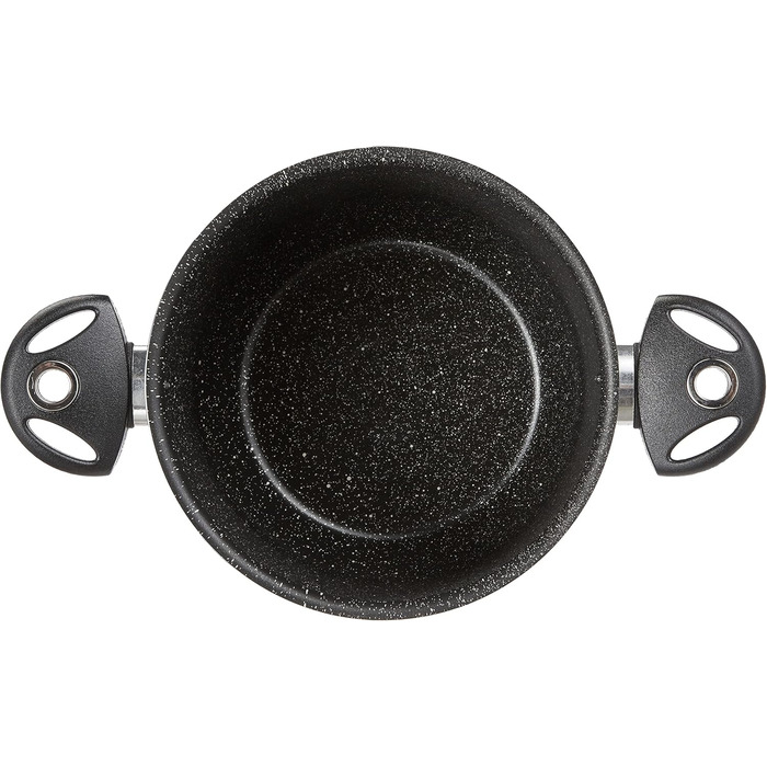Каструля Pensofal Biostone Pastasì 5 л, 20 см, чорна, антипригарна