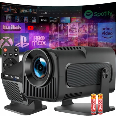 LED-проектор Heelly, 1280x720, Wi-Fi, чорний, з підтримкою USB