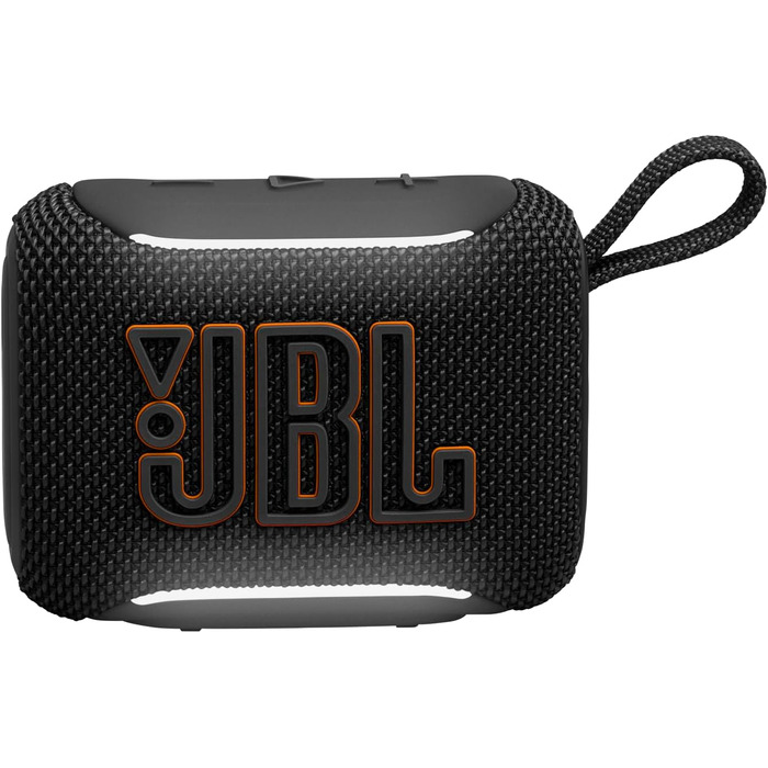 JBL GO 5: Портативна Bluetooth колонка, чорна. Водонепроникна, до 10 годин роботи, потужний бас