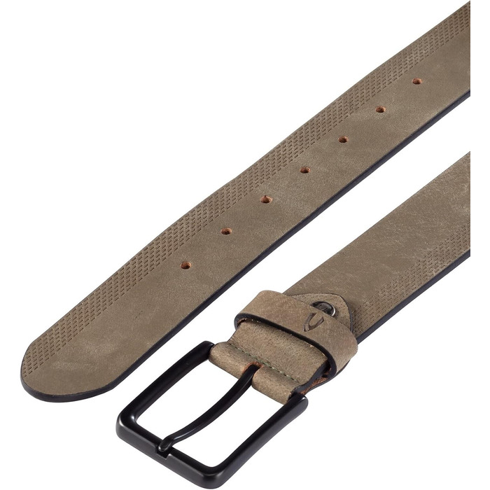 Чоловічий шкіряний ремінь Camel Active з нубуку (3XL, світло-коричневий)