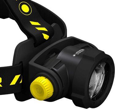 Налобний ліхтар Ledlenser H15R Work, 2500 люмен, IP67, акумуляторний, LED, з фокусуванням, магнітна зарядка, для каски, високий CRI
