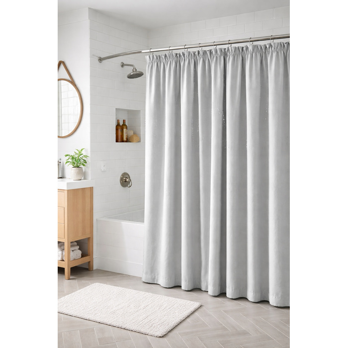 Текстильна штора для ванни NOW-ART, 200 x 220 см