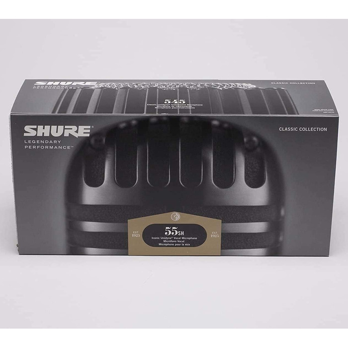 Мікрофон вокальний Shure 55SH Serie II Iconic Unidyne - динамічний, з нирковою характеристикою, для живих виступів