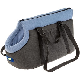 Транспортна сумка для собак та котів Ferplast BORSELLO, блакитна, до 6 кг, 37 x 21 x 22,5 см