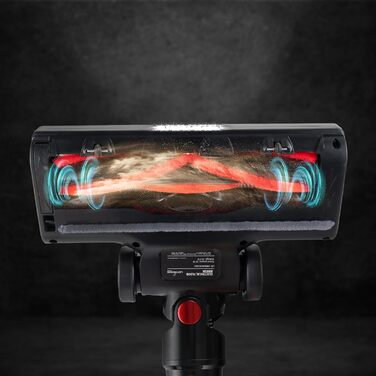 Акумуляторний пилосос LEHMANN 3-в-1: бездротовий, з HEPA-фільтром, LED-щіткою, для прибирання шерсті тварин, килимів та авто. Час роботи: 45 хв, об'єм контейнера: 1,8 л.