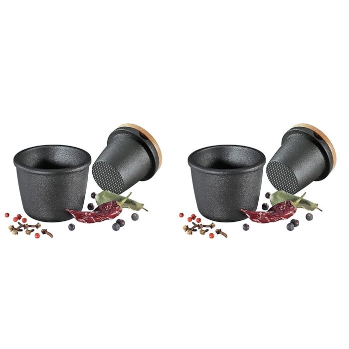 Zassenhaus M076080 Grater, Cast Iron, Black (8cm (Pack of 2))
