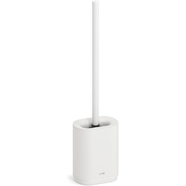 Набір для туалету з щіткою для унітазу Artic White (білий матовий силікон)