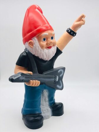 Cheerful Garden Gnome Rocker
