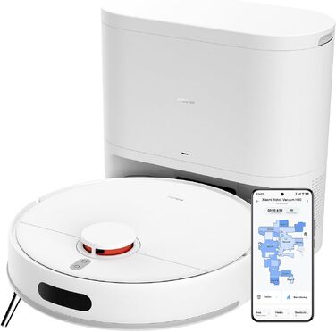 Робот-пилосос Xiaomi H40 з базою самоочищення, потужність всмоктування 10 000 Па