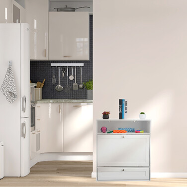 Relaxdays Dog Feeding Cabinet