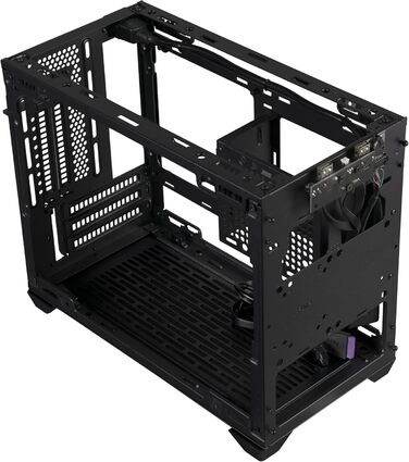 Корпус Mini-ITX Cooler Master NR200P білий: скло, вертикальне встановлення GPU, PCIe 4.0, USB 3.2 Gen 2x2