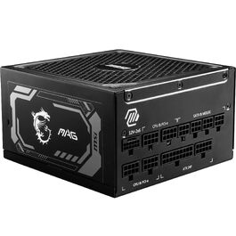 Блок живлення MSI MAG A750GL PCIE5 750W, 80 Plus Gold, повністю модульний, ATX 3.0, підтримка PCIe 5.0, 120мм FDB вентилятор, чорні плоскі кабелі
