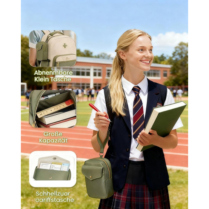 Шкільний рюкзак MATEIN для підлітків (дівчаток та хлопців), 15.6