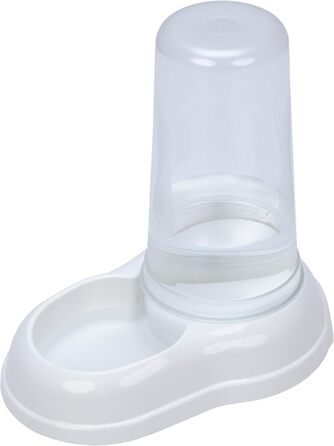 Автоматичний диспенсер для корму та води Ferplast AZIMUT 5500 для великих собак, 5,5 л, білий, з антиковзким дном