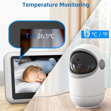 Дитячий відеоняня TakTark з камерою, 4.3