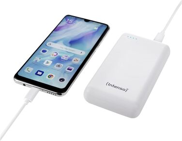 Powerbank Intenso XS20000 – 20000 mAh – Білий, USB-C, USB-A, microUSB – Швидка зарядка