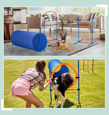 Relaxdays Agility Set for Dogs