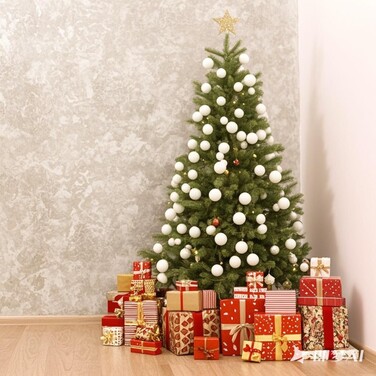 Relaxdays Set of 100 Christmas Baubles