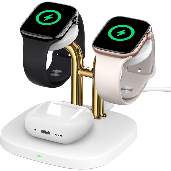 Зарядний пристрій SwanScout для Apple Watch 10/Ultra/9/8/7/6 та AirPods Pro (704A, 3.3W, без адаптера)