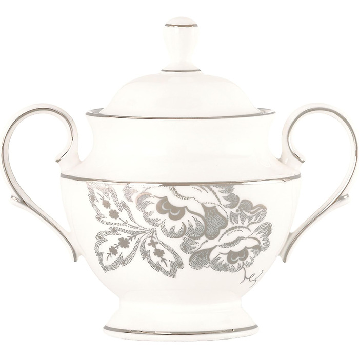 Lenox Floral Waltz Placemats, Set of 5. Lenox, Floral Waltz (Floral Waltz), Fine China Sugar Bowl, White