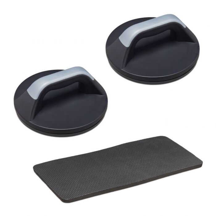 Relaxdays Rotating Push-Up Grips, 2-Piece Set