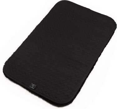 Килимок для собак Werner Christ з натуральної овечої вовни, 50 x 80 см, чорний