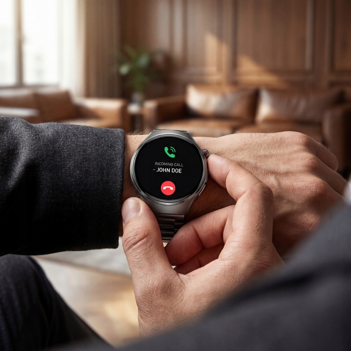 Смарт-годинник Lazird ZEGAREK з функціями ЕКГ, тонометром та глюкометром, чорний