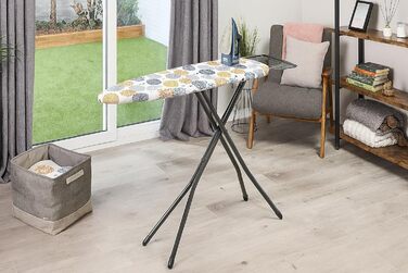 Чохол для прасувальної дошки Smart Fit XL – для великих прасувальних дошок 145 x 54 см | Товста фетрова підкладка | Міцний еластичний кріплення | Практичний та зручний | Машинне прання | Виготовлено в...