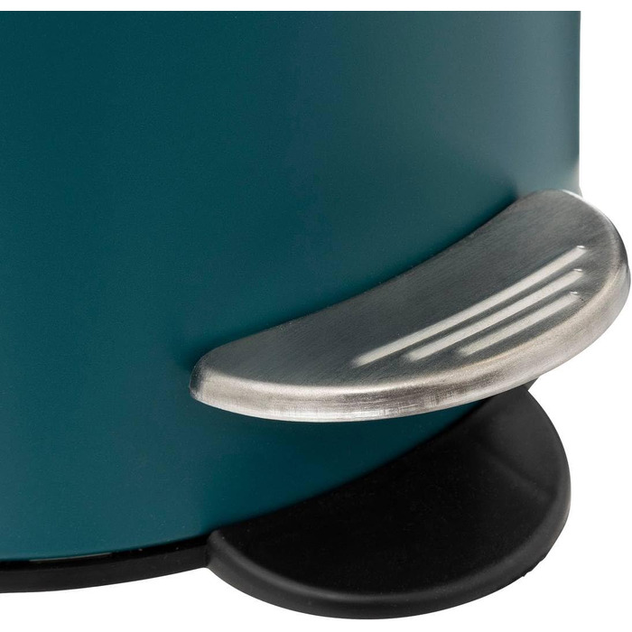 Сміттєвий кошик 5five Modern Color з м'яким закриванням Soft Close, 3 л, колір бірюзовий (Petrol)