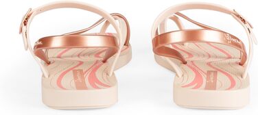 Босоніжки жіночі Ipanema Fashion Sand Viii T-Spangen, бежеві металік-рожеві, 37 EU