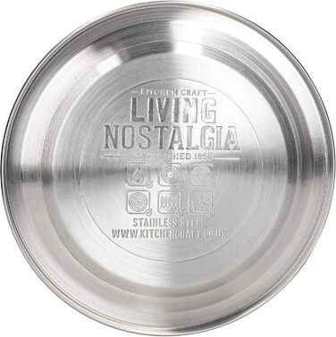 Чайник KitchenCraft Living Nostalgie, 1.3 л, індукційний, металевий, сірий