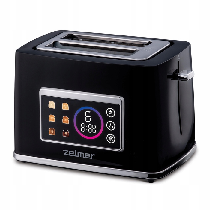 Тостер Zelmer ZTS8065, чорний, 780 Вт