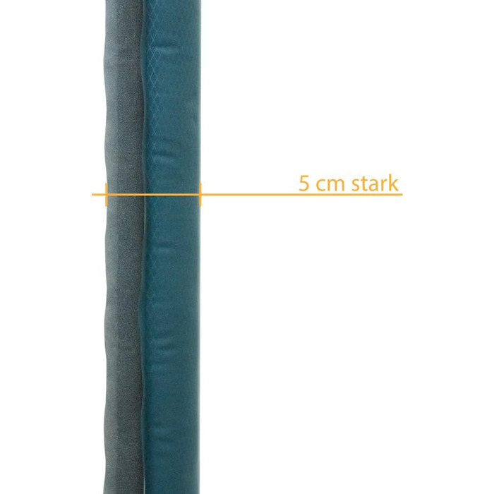 Isomatte Outdoorer Trek Bed 5 - самонадувна, XXL, 5 см, для кемпінгу та авто