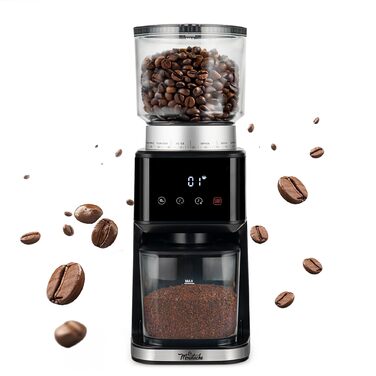 Електрична кавомолка та подрібнювач спецій La Moustache GrindMaster Silver BD-CG018, 165W, нержавіюча сталь, 350г