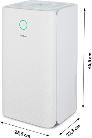 Електричний осушувач повітря MEDION DH10 - 12л, 15м², тихий, з таймером